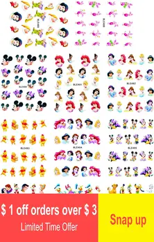 

Watermark large nail stickers, manicure decals, nail ornaments, water transfer stickers