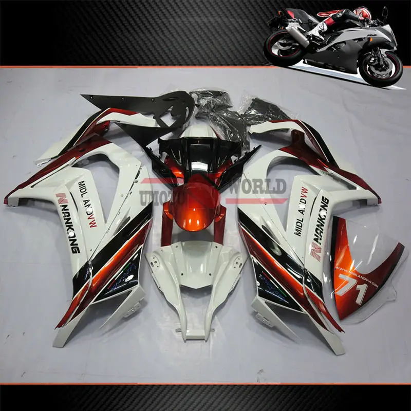 ZXMT мотоцикл обтекатель комплект кузов подходит для Kawasaki ninja ZX10R 2011- 12 13 14 ABS впрыска УФ светильник технология отверждения