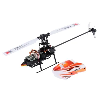 

Original XK Blast K110-B 6CH 3D 6G System Brushless Motor BNF RC Helicopter without Remote Controller