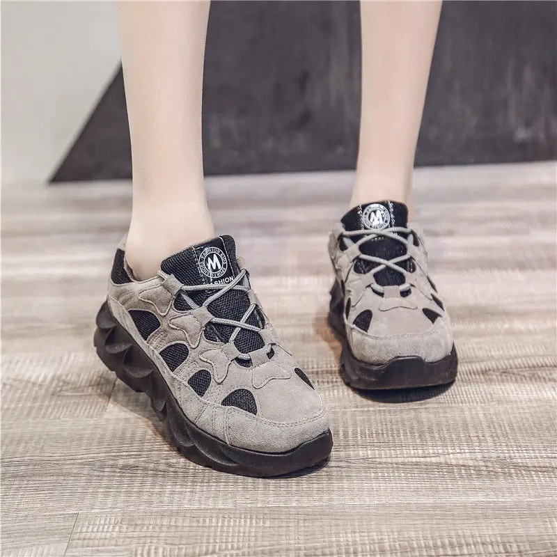 

US Size 11 Women Sneakers Shoes Breathable Ladies Casual Shoes 2020 Spring Vulcanized Sneaker