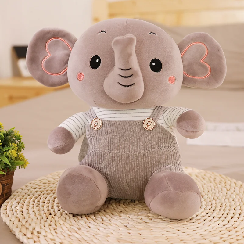 Низкая Цена Kawaii игрушечный слон 35 см чучела Микки и Минни Маус плюшевые куклы подарки на свадьбу, день рождения для детей высокого качества
