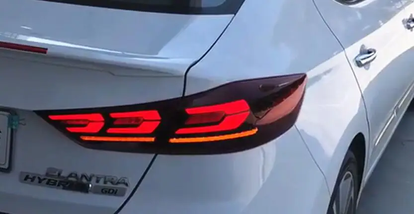 Автомобильный задний фонарь s в сборе 2 шт. для Hyundai Elantra AD 2019 2018 2017 12 В стоп