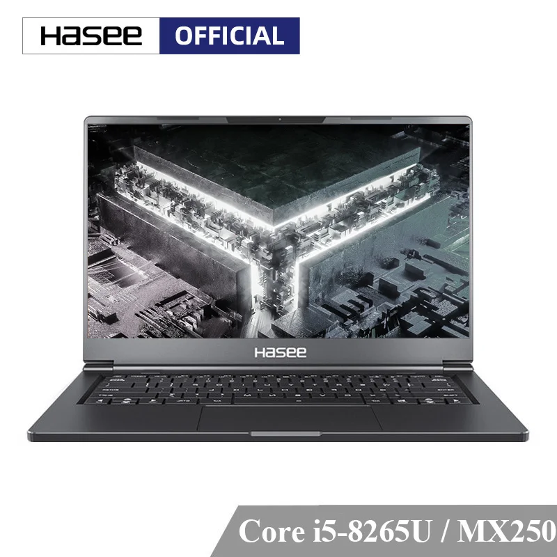 Ноутбук Hasee KingBook U45A1 для бизнеса (Intel Core I5 8265U + MX250 2G /8GB RAM/512G SSD/14 ''IPS/тонкий