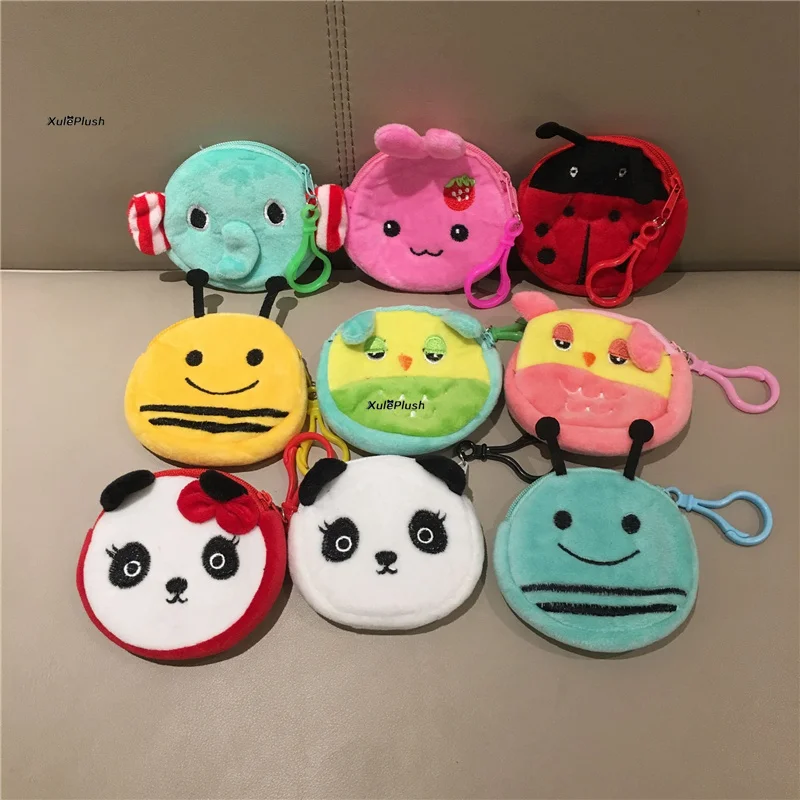Multi Designs , Animal Etc. Plush BAG Toy For Gift  , Keychain animal Plush purse