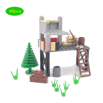 

Military Sets Building block 49pcs WW2 Soldiers Army Accessories Figures Model bricks Children Gift Toy