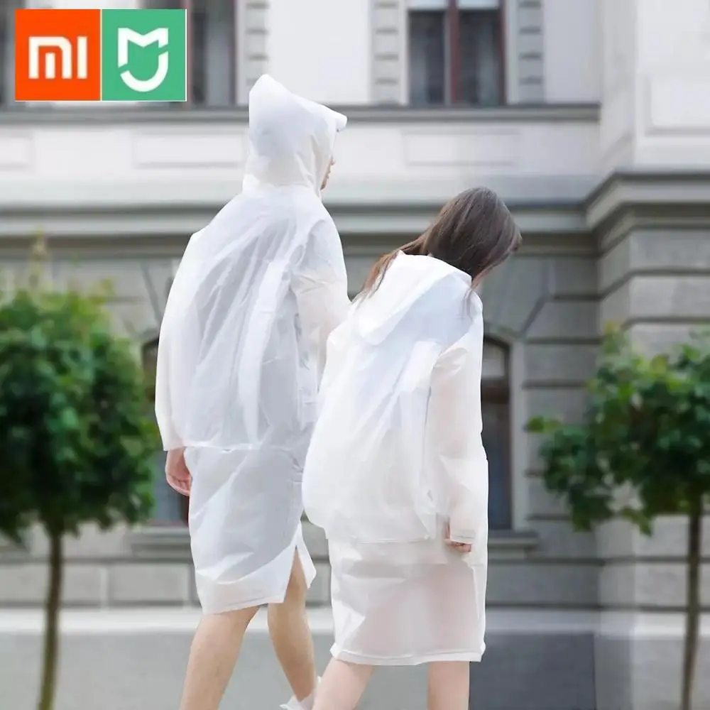 

Xiaomi Mi Zaofeng Portable EVA Folding Raincoat Ultralight Waterproof Rainwear Hood Sleeves Poncho Outdoor Camping from Youpin