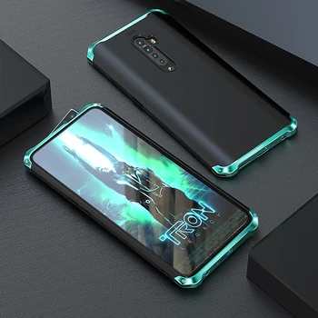 

Luxury Shockproof Metal Case For Oppo Reno2/ Reno/ 10x Zoom Thin Hard Aluminium & Hybrid Pc Case Back Cover Oppo Reno 2