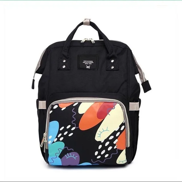 Bag01 Новые водонепроницаемые сумки для мам, сумки для подгузников для мам, сумка для подгузников с принтом, рюкзак для мам для коляски, уход за ребенком - Цвет: Bag01