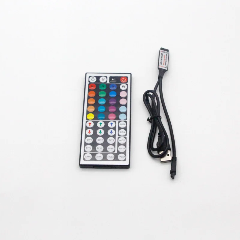 44key ИК Удаленный rgb-контроллер с 5 В USB Инфракрасный диммер DIY Динамический