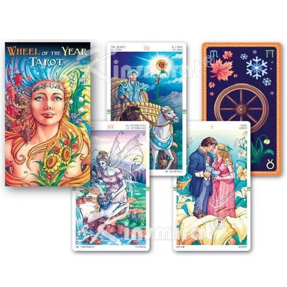 Full English Wheel Of Year Tarot Cards Divination Fate Tarot Deck Board Games Family Gift Party Playing Card Game Entertainment Full English Wheel Of Year Tarot Cards Divination Fate Tarot Deck Board Games Family Gift Party Playing Card Game Entertainment