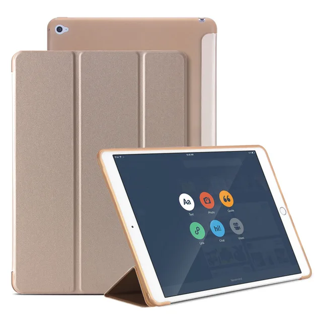 Gold Чехол для планшета для ipad mini4, ТПУ, силиконовый мягкий чехол для 7,9 дюймов, чехол для планшета, чехол для ПК, складная задняя крышка для планшета A1538 A1550, чехол для планшета - Цвет: Gold
