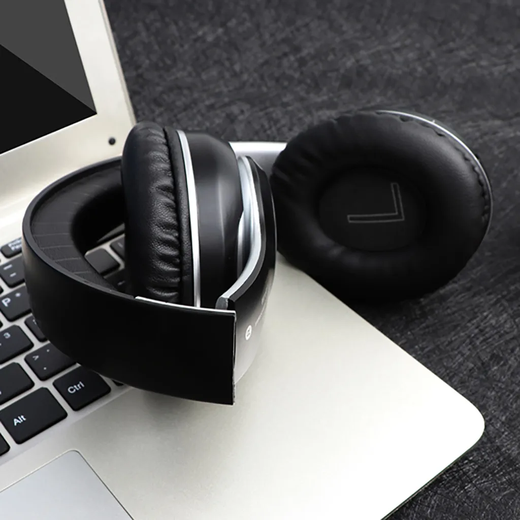 Bluetooth наушники беспроводные с микрофоном VJ033 складной светодиодный беспроводной наушники BT Музыка Спортивная вилка Мультфильм беспроводная гарнитура# g4