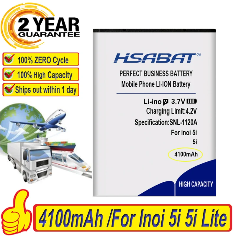 Топ-бренд 100% новый аккумулятор 4100 мАч для inoi 5i Lite батареи + Бесплатные инструменты