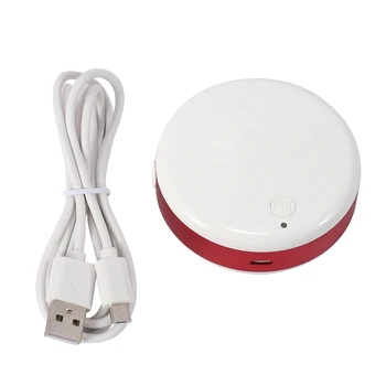 

Hanging Neck Purifier Neck Air Purifier USB Portable Necklace Negative Ionizer Mini Air Cleaner,Red