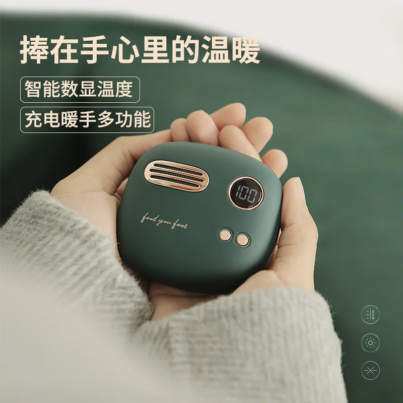 

Heartless Cute Rechargeable Hand Warmer USB Mobile Power Heating Pad Portable Compact Winter Carry-on Heater Gift