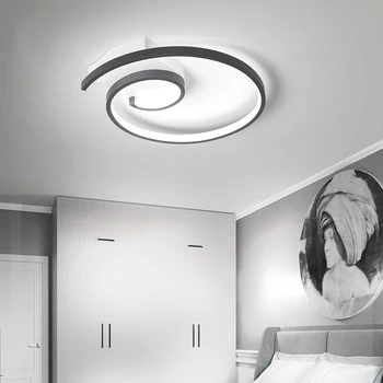 

Chandelierrec Modern AC90-260V LED Ceiling Lights home bedroom decor lighting with remote dimming ceiling lamp to low ceilings