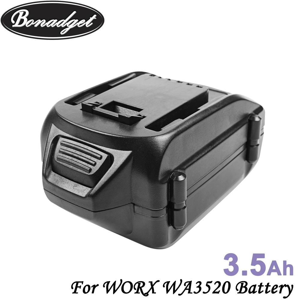 Сменный литий ионный аккумулятор Bonadget 20 в 3500 мАч для WORX WA3525 WA3742 WG155 WG160 WG255 WG545 WA3520