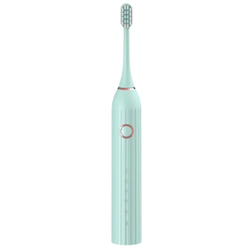 

Electric Toothbrush USB Inductive Charging Toothbrush Adults Electric Toothbrush 2 Brush Heads