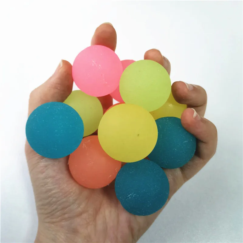 10pcs Children Toy Ball Colored Boy Bouncing Ball Rubber Outdoor Toys