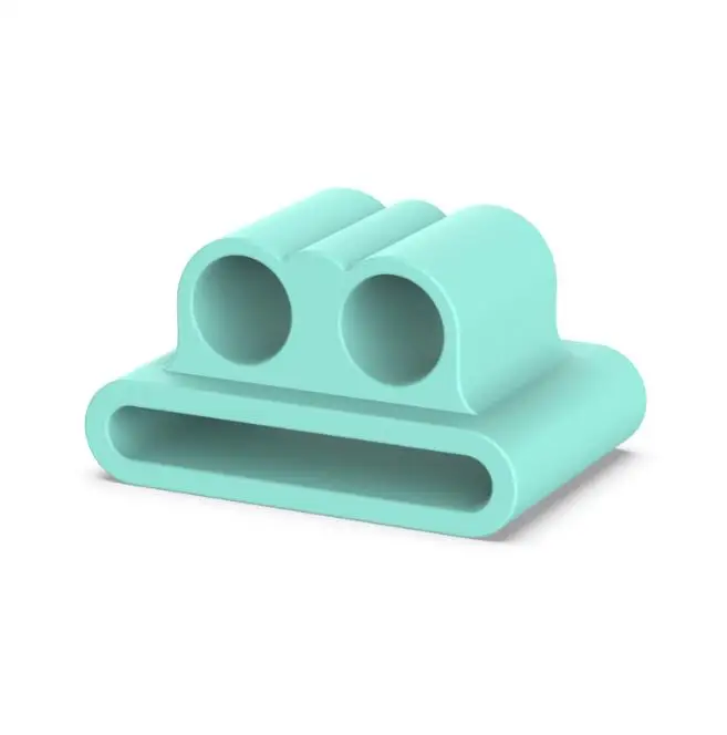 green Для Apple Airpods Pro Чехол-держатель для наушников чехол для Iwatch ремешок анти-потеря силиконовый ремешок для часов Air pods Pro для Airpods - Цвет: green