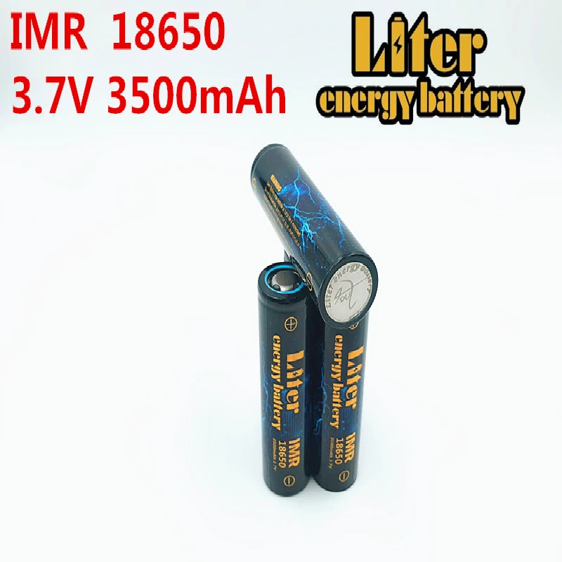 

10 шт., аккумуляторные батарейки IMR18650 3,7 В, 4,8 А, 3500 мАч