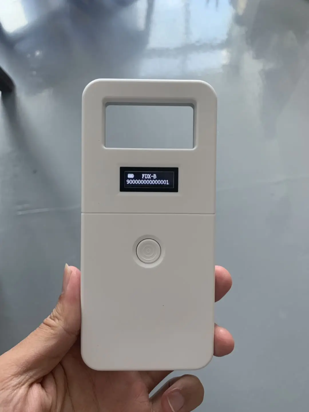  2019  134.2 Khz FDX-B Led Animal Chip Dog Reader Pet ID RFID Microchip Handheld Scanner - 4000089748474