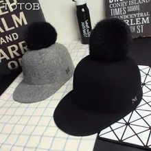 Зимние модели, европейский и американский стандарт M, шерстяная шапка с шариками, рыцарская конная шапка, Женская английская шапка, шапка