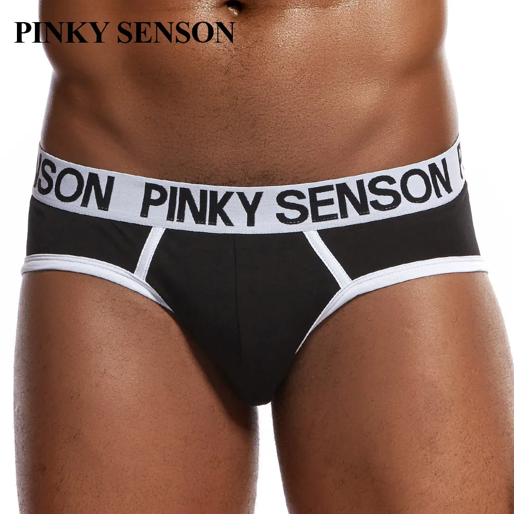 Трусы-брифы Pinkysenson мужские нижнее белье из дышащего мягкого хлопка шорты |