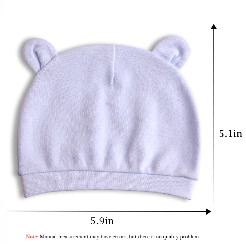 Four Seasons Kids Newborn Baby Hats 100% Cotton Cap 40 Color Cartoon Cute Printed Hat Suitable for 0-12 Months Baby Accessories