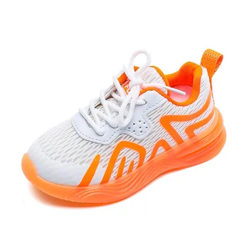 

2020 Spring new children's sneakers for girl's lightweight and comfortable mesh shoes mesh breathable fashion casual shoes color