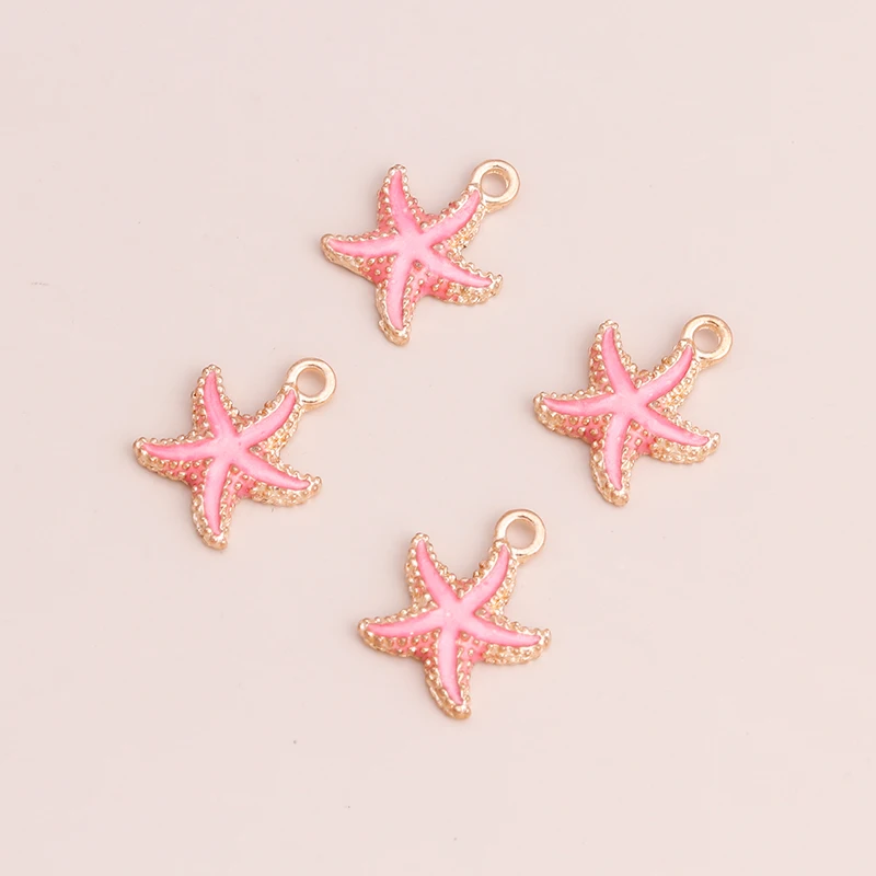 JJG Lot De 50 Pendentifs Assortis En Forme De Coquillage, étoile De Mer, Queue De Sirène