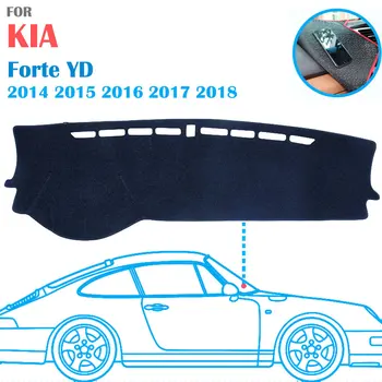 

for KIA Forte 2014 2015 2016 2017 2018 YD Car Dashboard Cover Auto Non-slip Dash Mat Silicone Protective Pad Styling Covers
