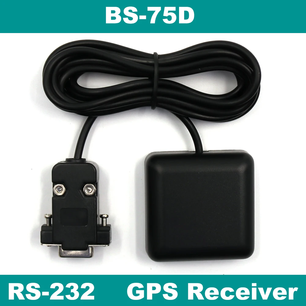 BEITIAN 5,0 в RS-232 DB-9 женский интерфейс 1 Гц 9600bps RS232 gps приемник Двусторонняя лента 2,0 м BS-75D