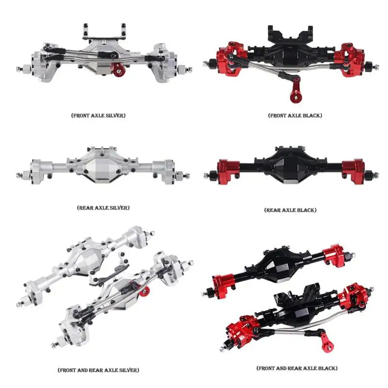 

Durable Front and Rear Axle Wear-resistant Front and Rear Portal Axle Housing for 1/10 RC Crawler Car Traxxas TRX-4 Axles