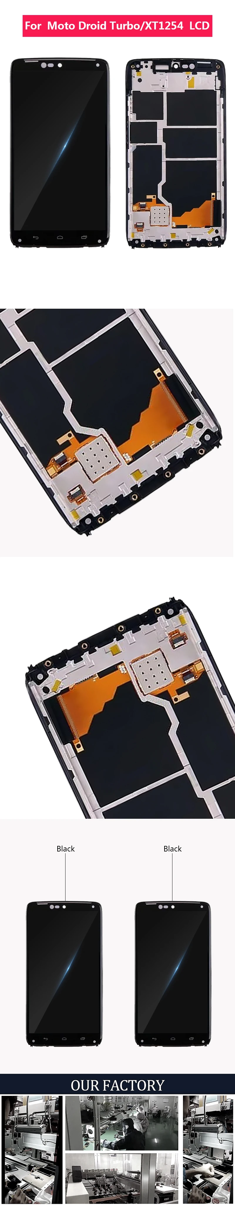 5," для Motorola Moto Droid Turbo XT1254 XT1225 lcd сенсорный экран дигитайзер запасной дисплей на замену частей