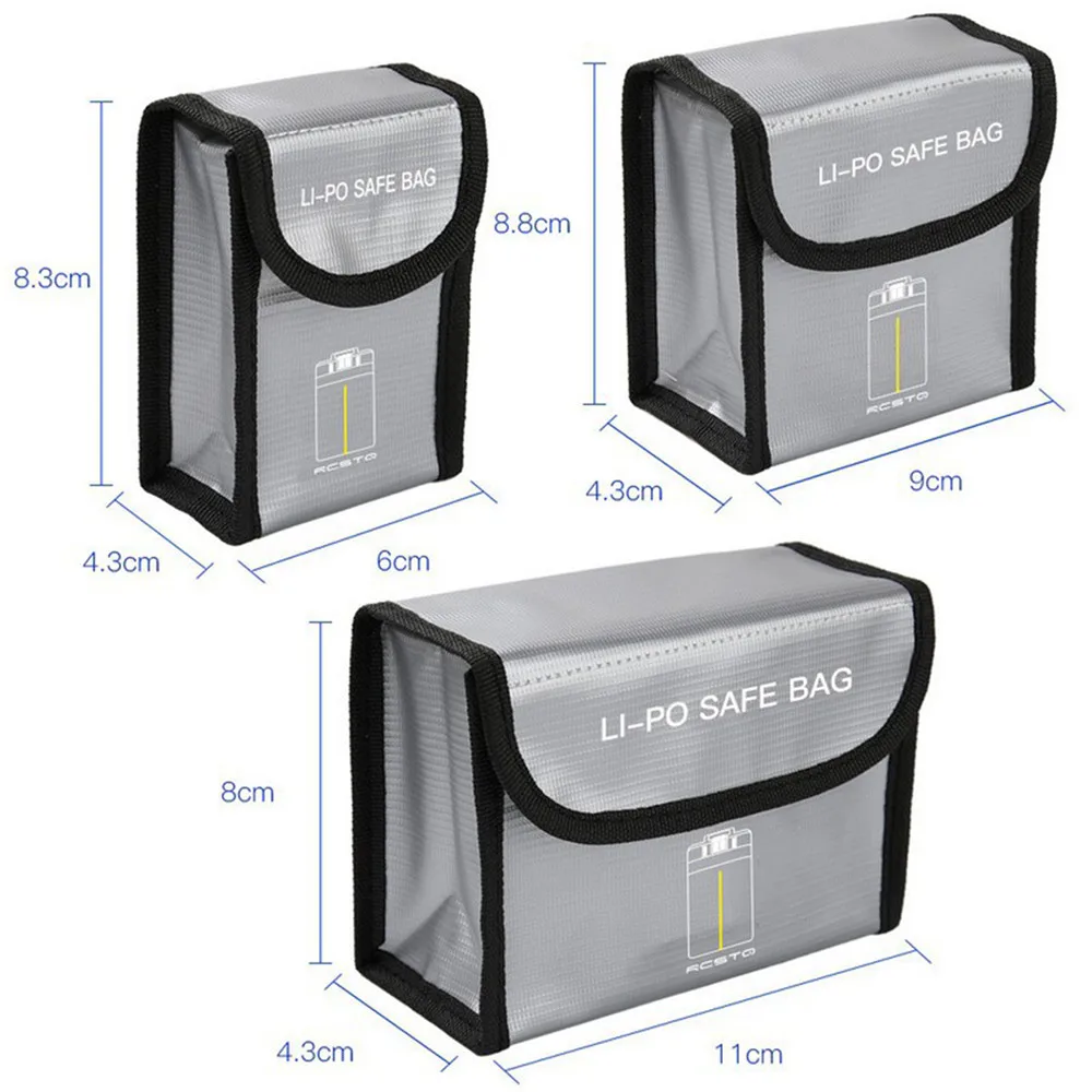 

Battery Explosion-Proof Protective Storage Bag for DJI Mavic Mini Lipo Battery Portable Safe Fireproof Protection Case Box
