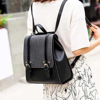 

Women Vintage Backpack Girls Backpack Leather Anti-theft Backpacks Women Mochila Feminina High Quality Rucksacks for Girls