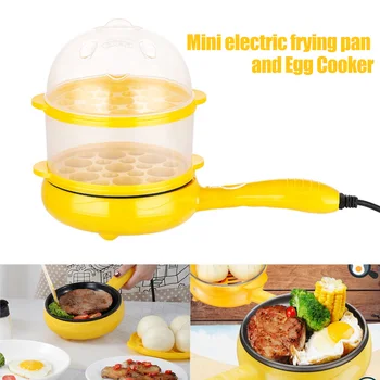 

Multi-function Egg Omelette Pancakes Electric Pan Mini Plug-in Non-Stick Frying Pan Home Breakfast Artifact LBShipping