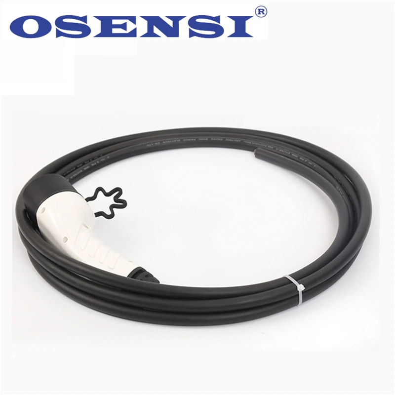 OSENSI EV переходник Тип 2 зарядное устройство женский IEC 62196 конвертер 16A трехфазный