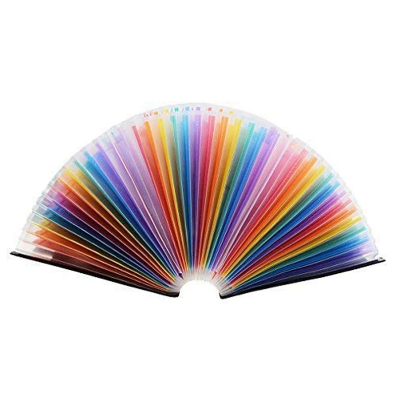 Expanding Files Folders 12+36 Pockets-Portable Expandable Accordion A4 Size and Letter Size File Folder Oxford Document Wallet