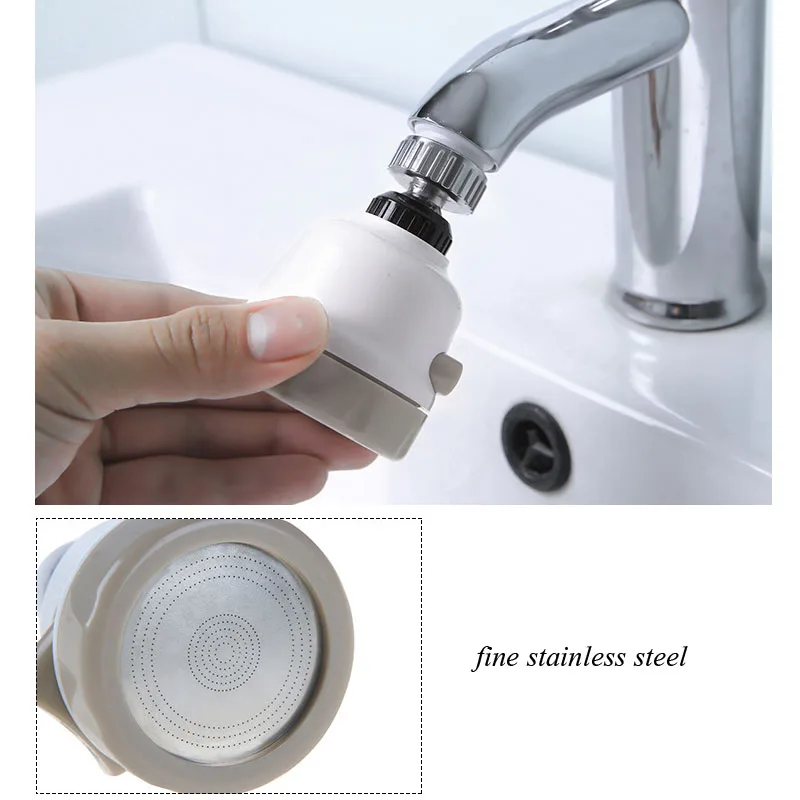 Water Filter New Rotatable Bathroom Kitchen Accessories Water Saver 3 Modes Water Tap Filter Faucet Extender Extenders Booster 4