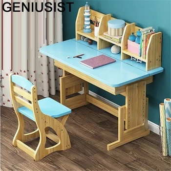 

Children Pupitre Desk and Chair Tavolo Per Bambini Silla Y Infantiles Adjustable Mesa Infantil for Enfant Study Kids Table