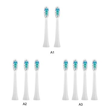 

2/3/4PCS Electric Toothbrush Replacement Heads Ultrasonic 3D High-density Soft Bristles Oral Care for BAIR