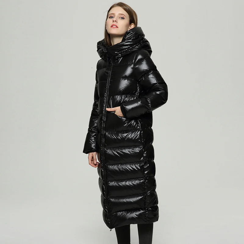 

YICIYA 90% White Down Jacket Women Thick Warm Long Winter Coat Women Hooded Female Parka Snow Outwear Puffer Jacket Waterproof