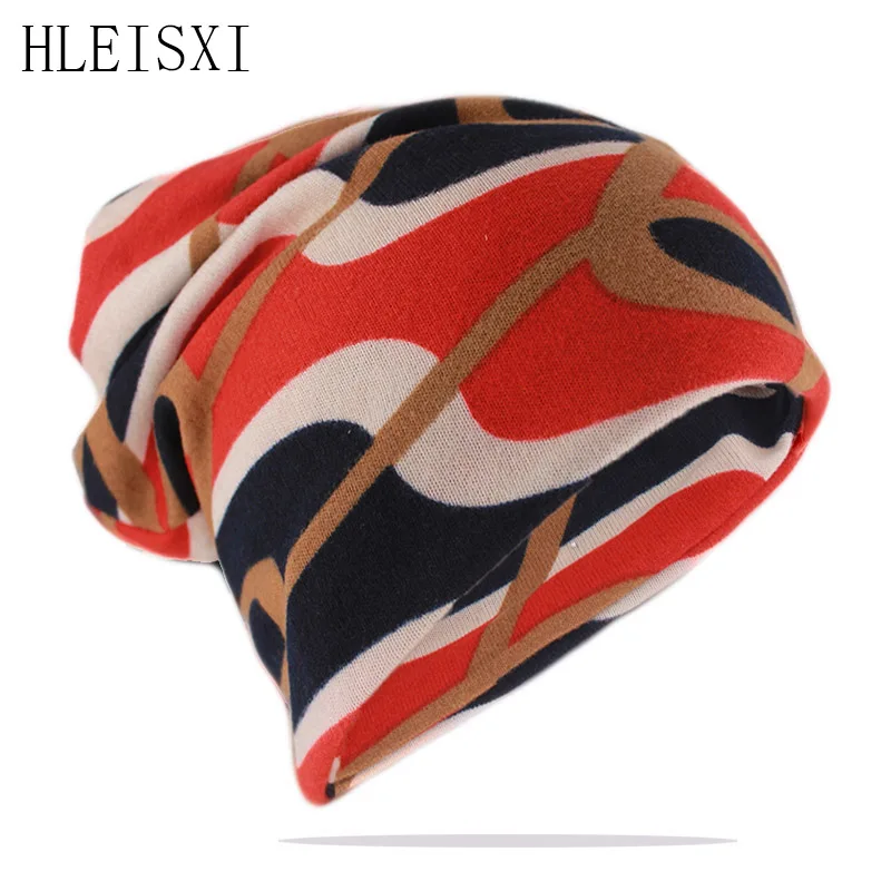 

Top Sale Spring Autumn Warm Women Beanies Scarf Double Used Fashion Adult Floral Girl Hat Skullies Hip Hop Outdoor Girls Gorras
