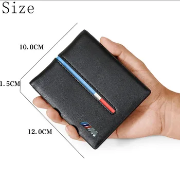 

Top PU Leather Black/Brown Car logo Document Bag Wallet Card Package For B MW Car Styling Car Accessories KUNBABY