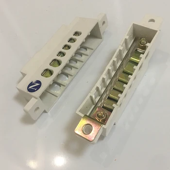 

6P 8P 10P 12P 14P 6 8 10 12 14 Position Hole Singal Neutral Wire Row Box Plastic Brass Connector Busbar Bar Terminal Block