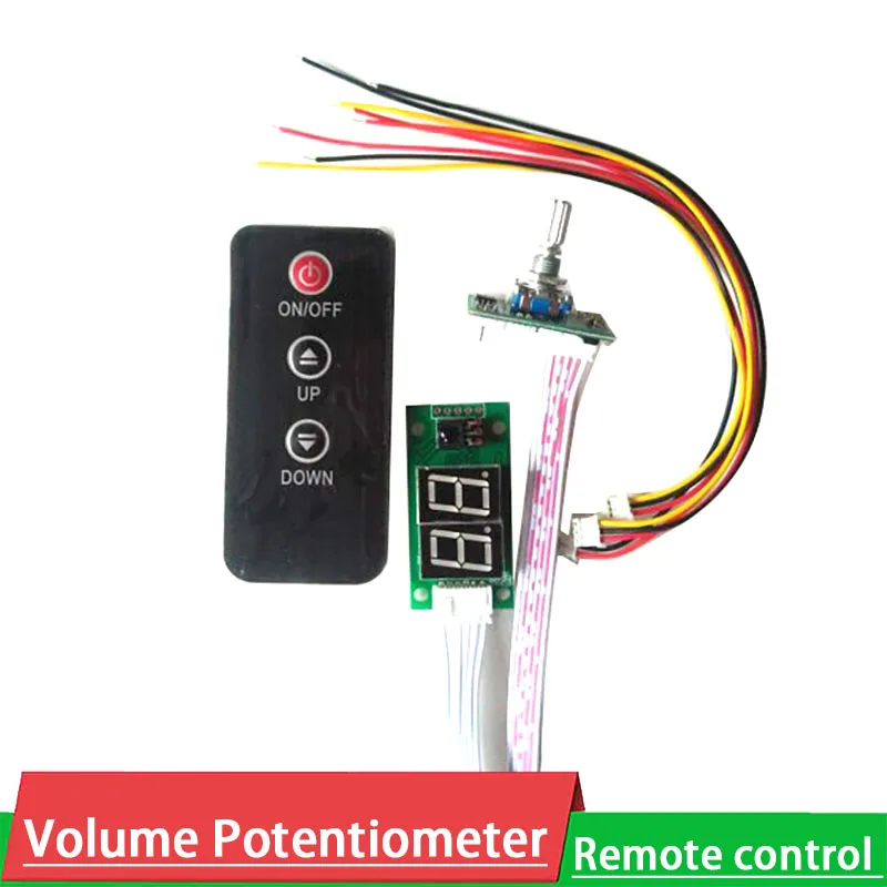 Double Digital Potentiometer Remote Control Volume Potentiometer With