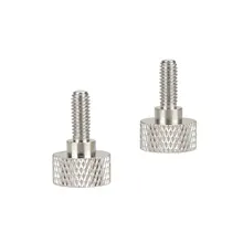 

HDRIG M4 Thumb Screw Button Head Cap Screw Brass Nickel (2 Pieces)
