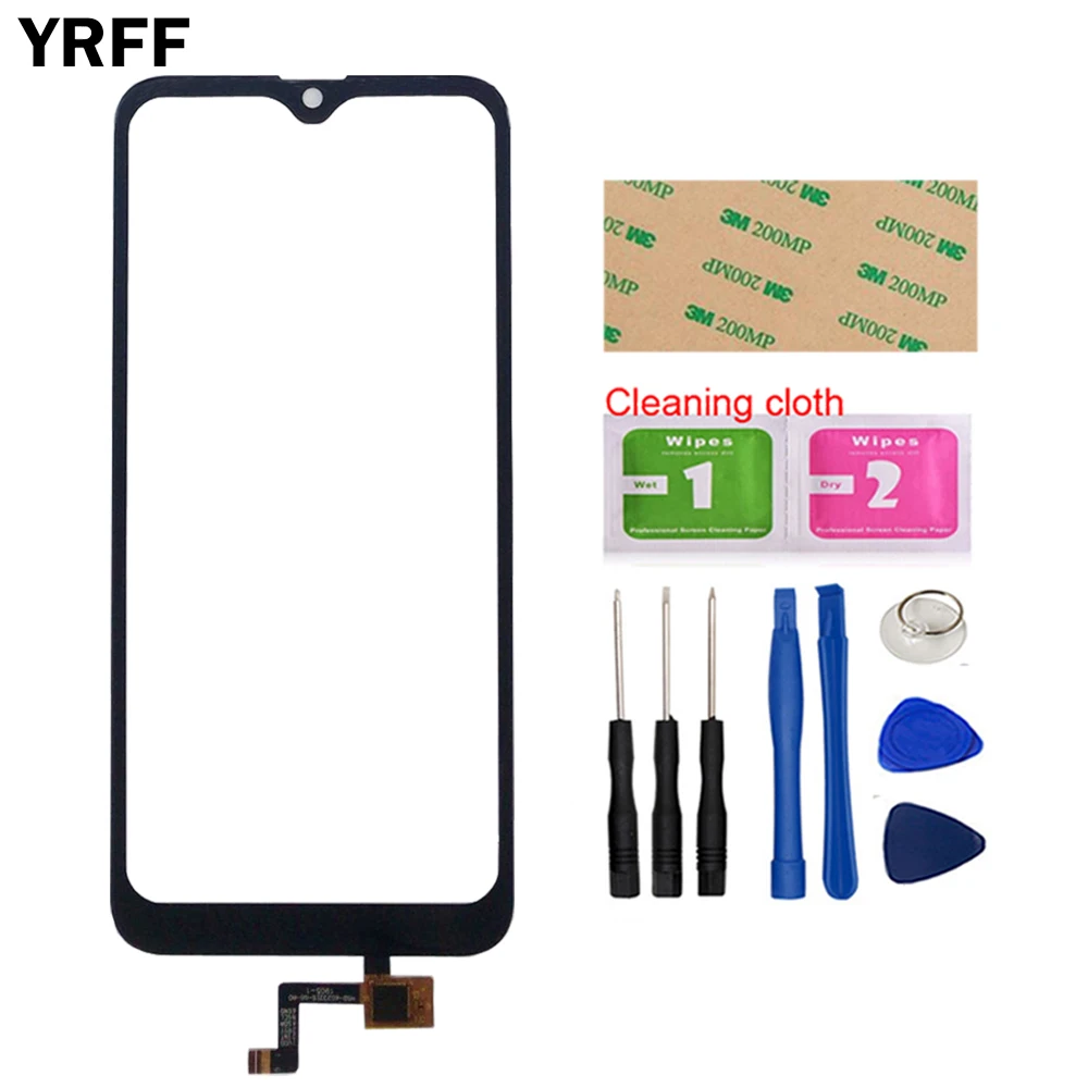 Touch Screen Panel For Doogee X90 Touch Screen Panel Sensor Cell Phone Front Glass Digitizer Panel TouchScreen Tools 3M Glue